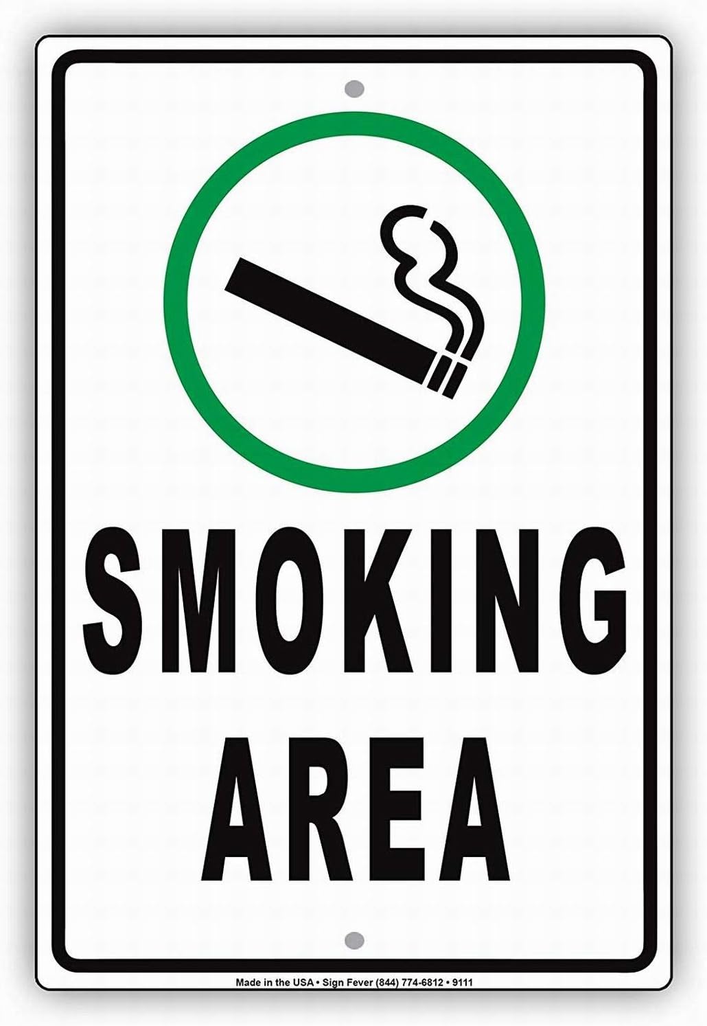 Vaping Store - Sicherheitsschild 12x16: Rauchen und Dampfen in