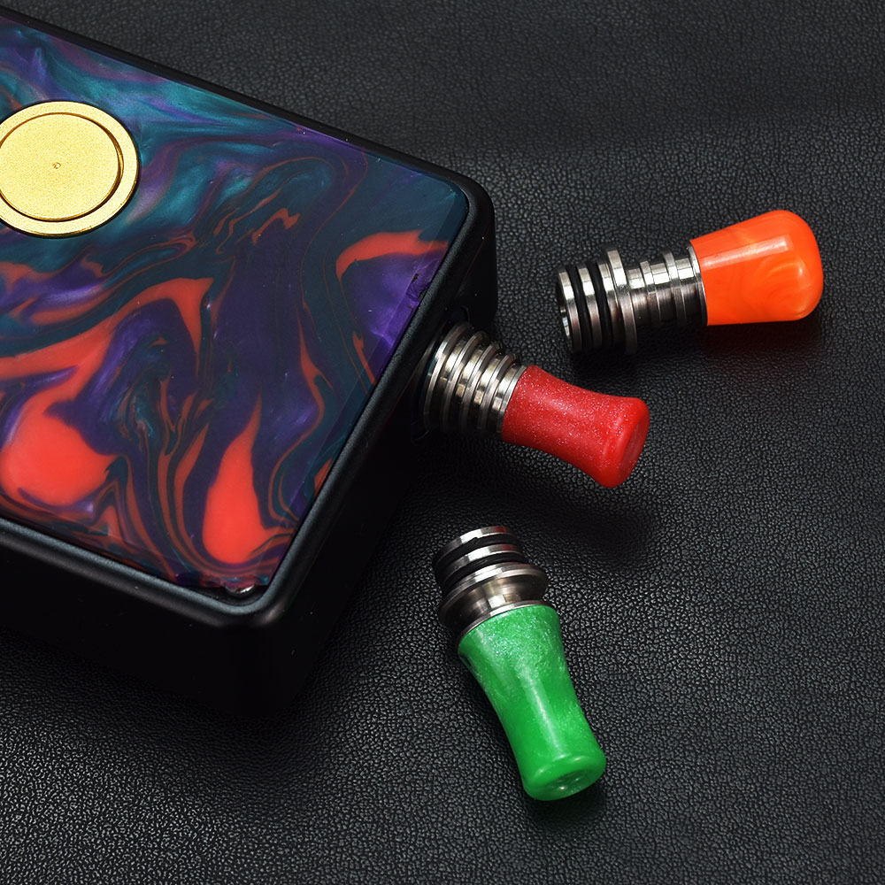 Drip Tip Resin - WOLFCOOLVAPE Design RDA Tank Atomizer 510