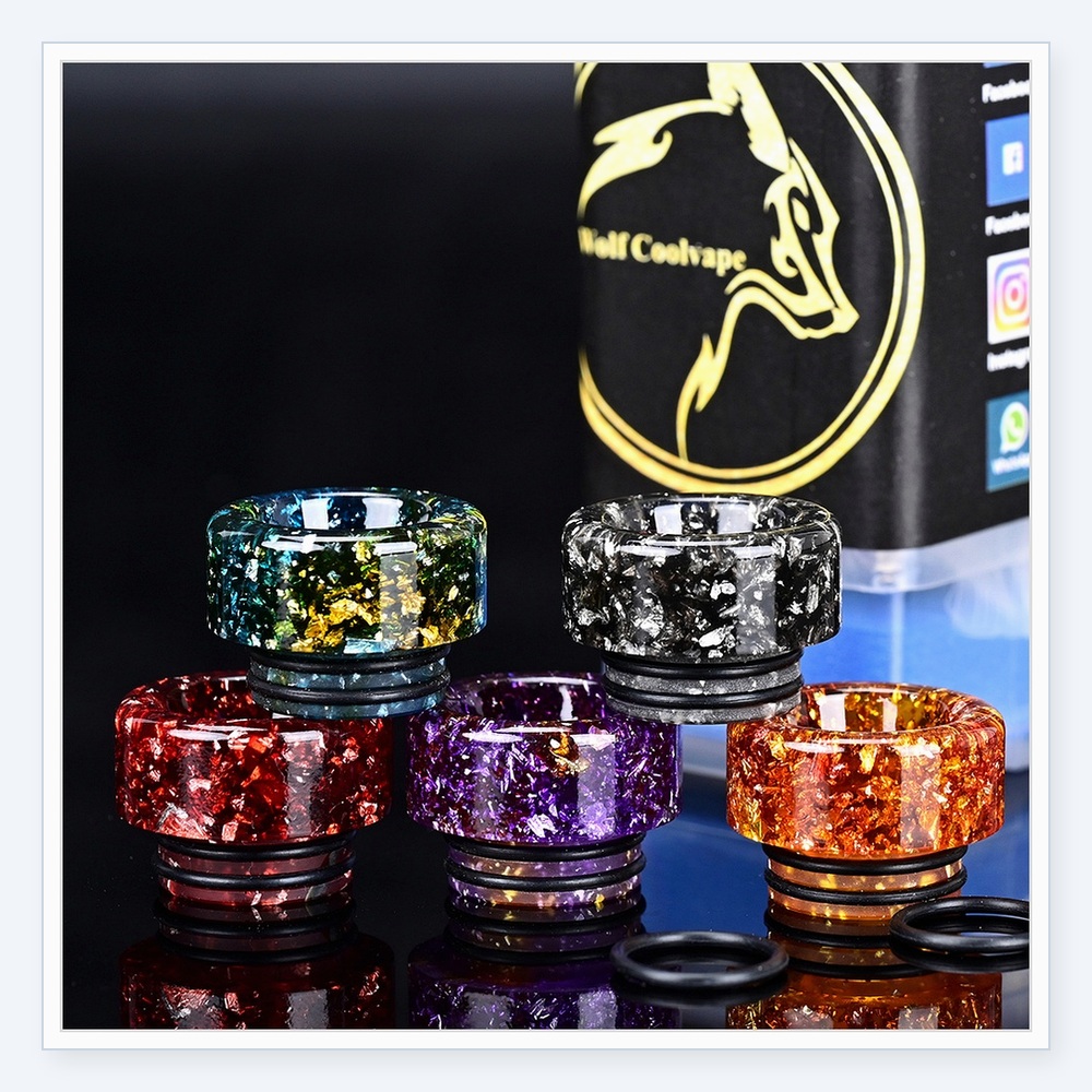 5 Stück Wolfcoolvape 810 Drip  – Drip Tip Resin Bewertung und Preis