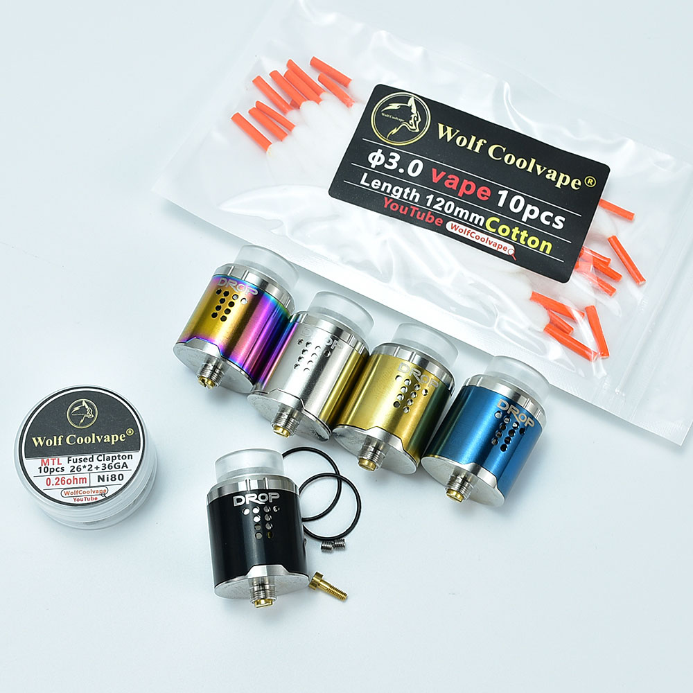 24mm DROP RDA Tank Atomizer –  – Vape Coil Replacement Bewertung und Preis