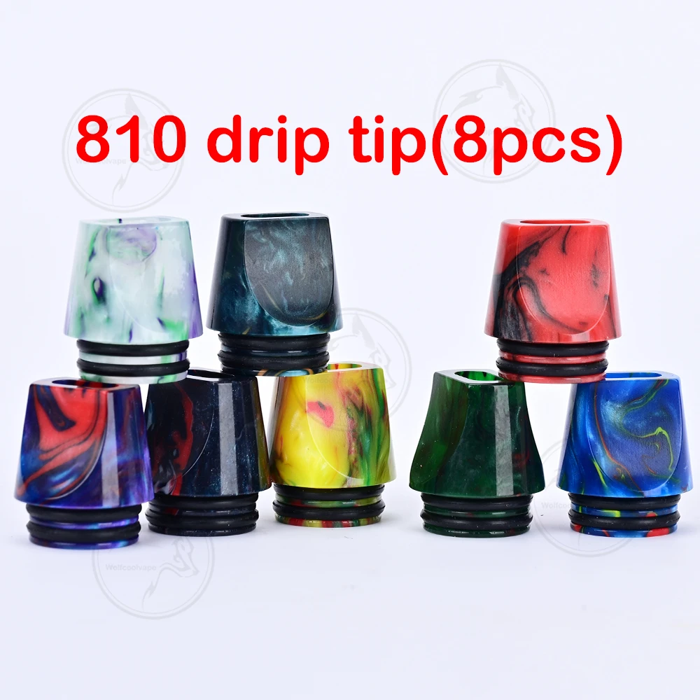 8 Stück Wolfcoolvape Atomizer  – Drip Tip Resin Bewertung und Preis